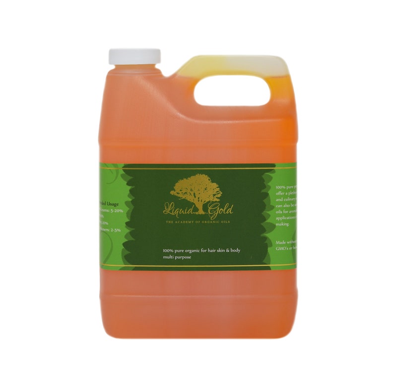 32 Oz Chaulmoogra Oil Unrefined Cold Pressed Pure & Organic Health Skin Care Carrier Oil Hair by Liquid Gold