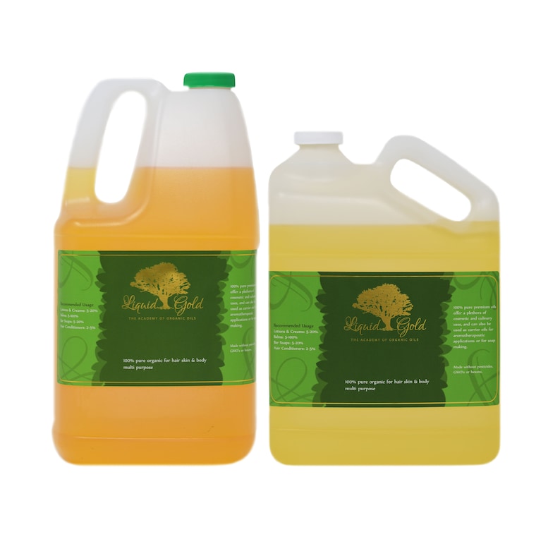 1 Gallon AMLA OIL REFINED Indian Gooseberry Cold Pressed Pure Organic Hair Skin Carrier Oil by Liquid Gold