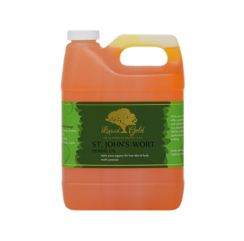ST.JOHNS WORT Herbal Oil Infused 100% Pure Organic Natural by Liquid Gold