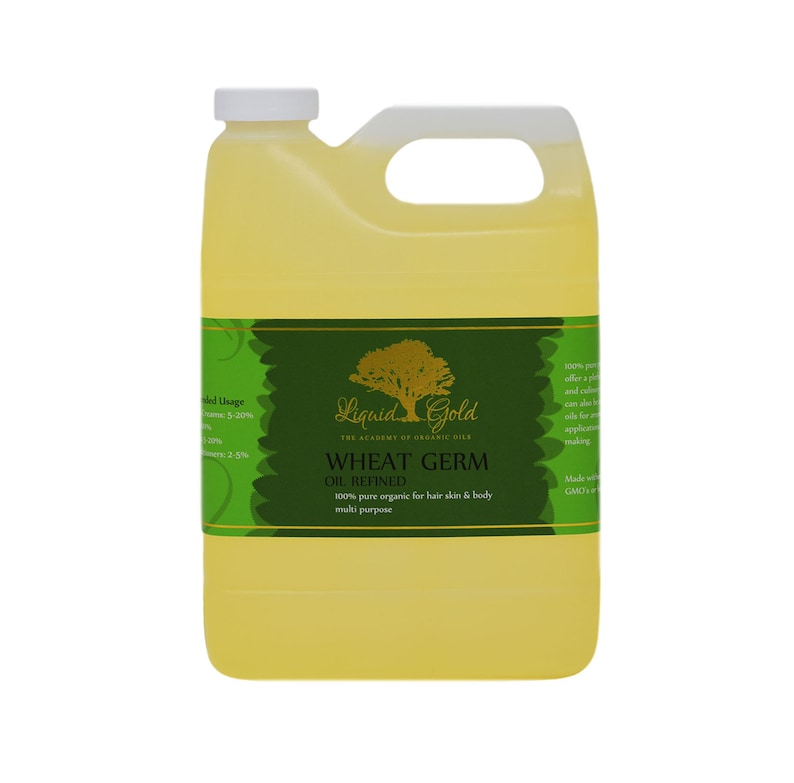 WHEAT GERM REFINED Oil 100% Pure Cold Pressed Organic Natural by Liquid Gold